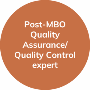 Post-MBO Quality Assurance/Quality Control Export